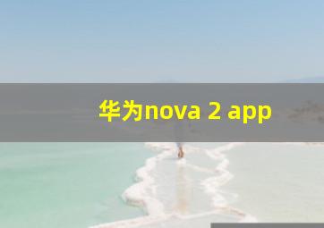 华为nova 2 app